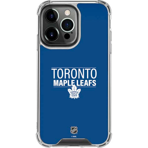 NHL Toronto Maple Leafs Lineup iPhone 16 Pro Clear Case